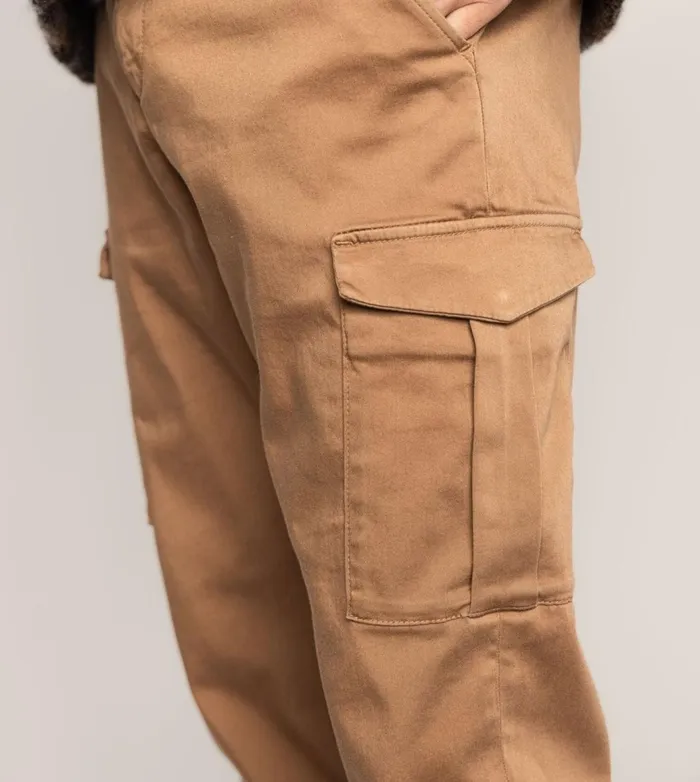 MOS MOSH MMGHunt Soft Cargo Pant Brown Latte Men Pants MOS MOSH MMGHunt Soft Cargo Pant Brown Latte Men Pants