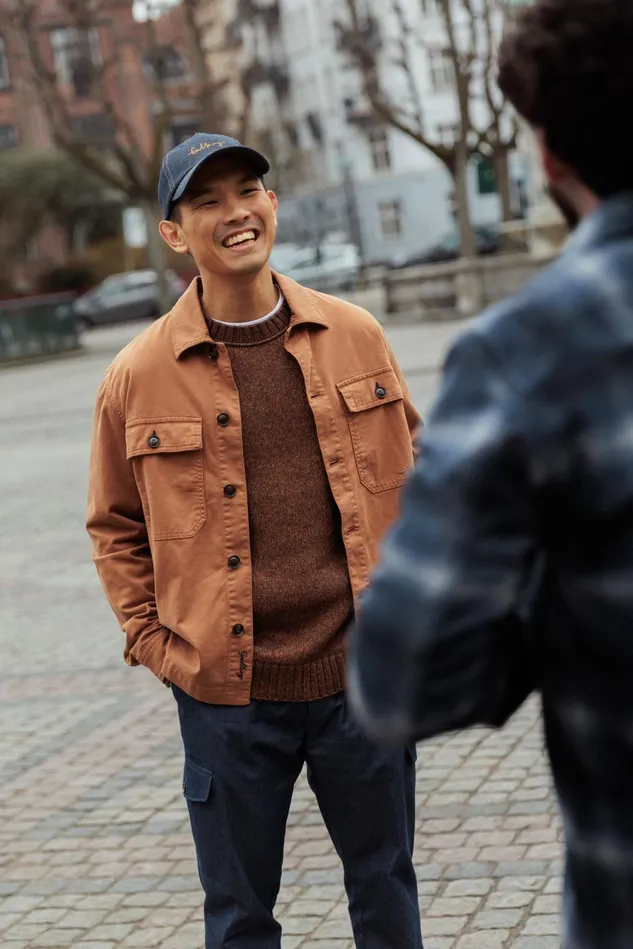 MOS MOSH MMGMatteo Overshirt Burn Camel Men Overshirts