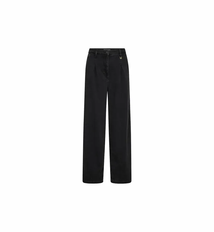 MOS MOSH MMGobi Pleats Jeans Black Women Jeans MOS MOSH MMGobi Pleats Jeans Black Women Jeans