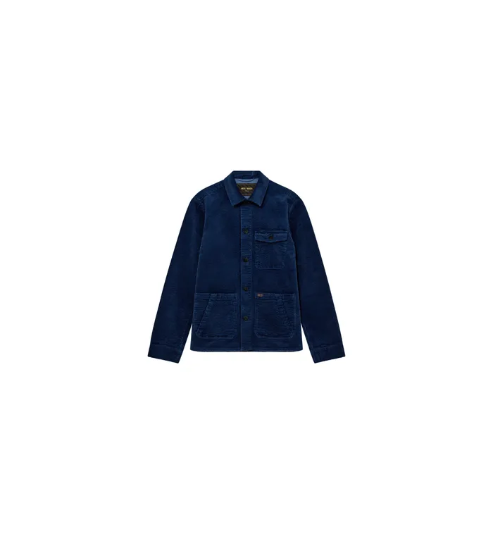 MOS MOSH MMGWinks Corduroy Jacket Indigo Blue Men Jackets MOS MOSH MMGWinks Corduroy Jacket Indigo Blue Men Jackets