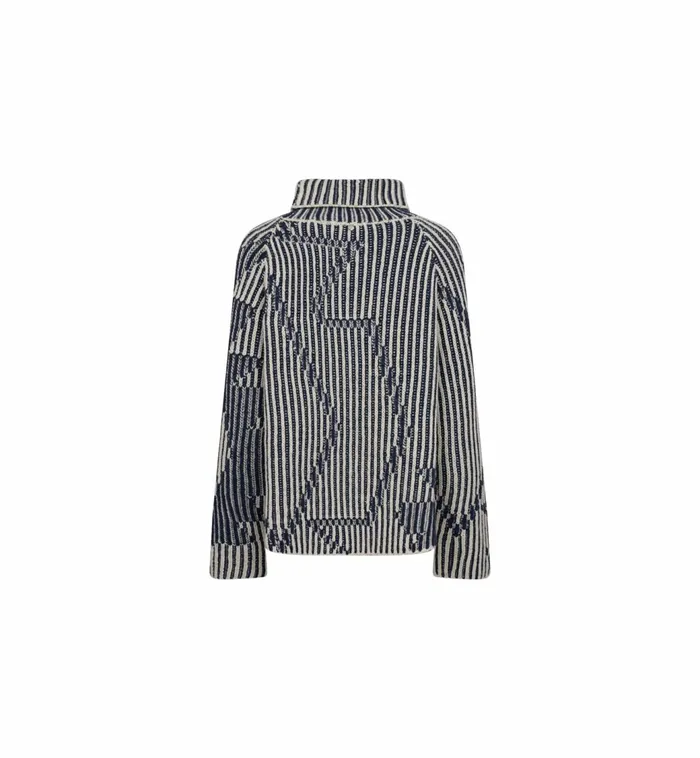 MOS MOSH MMHelna Ikat Rollneck Knit Set Sail Women Knits MOS MOSH MMHelna Ikat Rollneck Knit Set Sail Women Knits