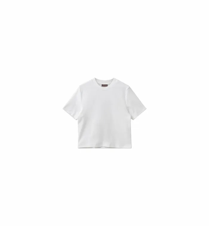 MOS MOSH MMHTrust Stable Tee 8211 HEYANNO White Women Tees MOS MOSH MMHTrust Stable Tee 8211 HEYANNO White Women Tees