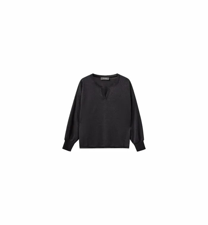 MOS MOSH MMKilana LS Blouse Phantom Women Blouses and Tops MOS MOSH MMKilana LS Blouse Phantom Women Blouses and Tops