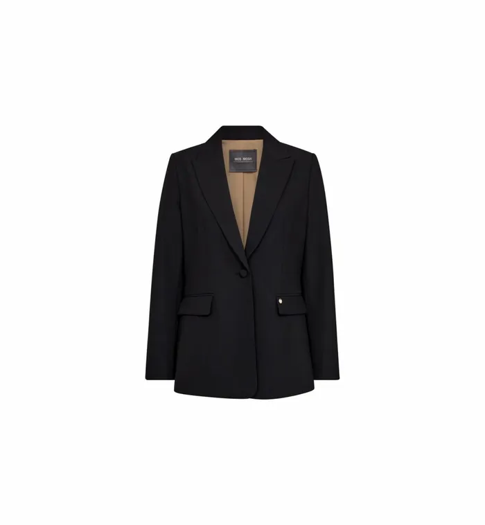 MOS MOSH MMLeonora Miley Blazer Black Women Blazers MOS MOSH MMLeonora Miley Blazer Black Women Blazers