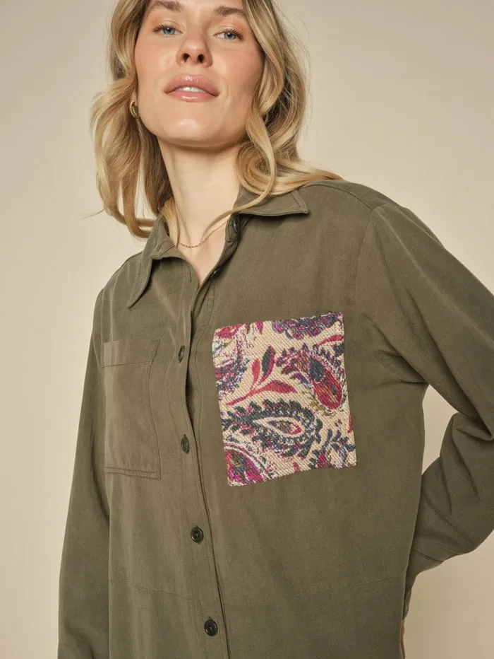 MOS MOSH MMLucini Yari Shirt Forest Night Women Shirts