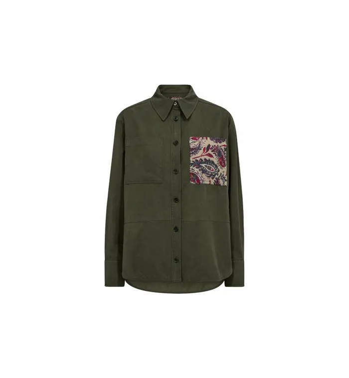 MOS MOSH MMLucini Yari Shirt Forest Night Women Shirts MOS MOSH MMLucini Yari Shirt Forest Night Women Shirts