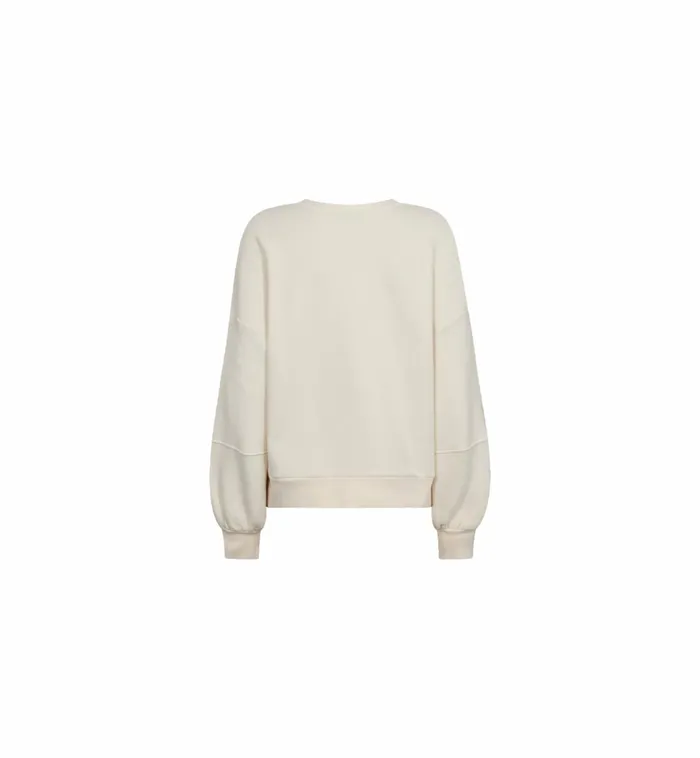 MOS MOSH MMMarit OLS Sweatshirt Ecru Women Sweats MOS MOSH MMMarit OLS Sweatshirt Ecru Women Sweats