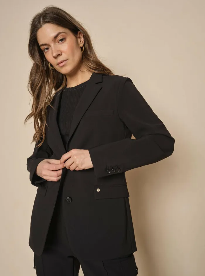 MOS MOSH MMMary Izzy Blazer Black Women Blazers