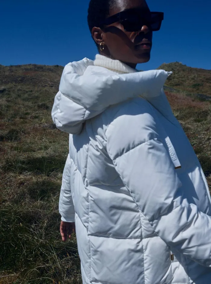 MOS MOSH MMNova Square Down Coat Offwhite Women Jackets and Coats