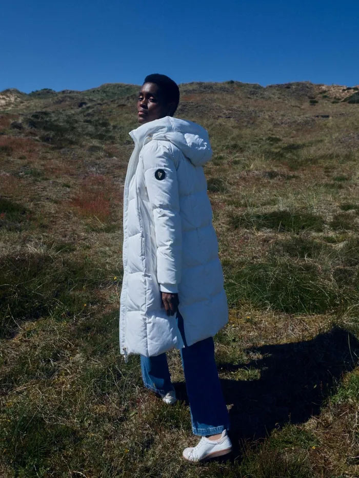 MOS MOSH MMNova Square Down Coat Offwhite Women Jackets and Coats MOS MOSH MMNova Square Down Coat Offwhite Women Jackets and Coats
