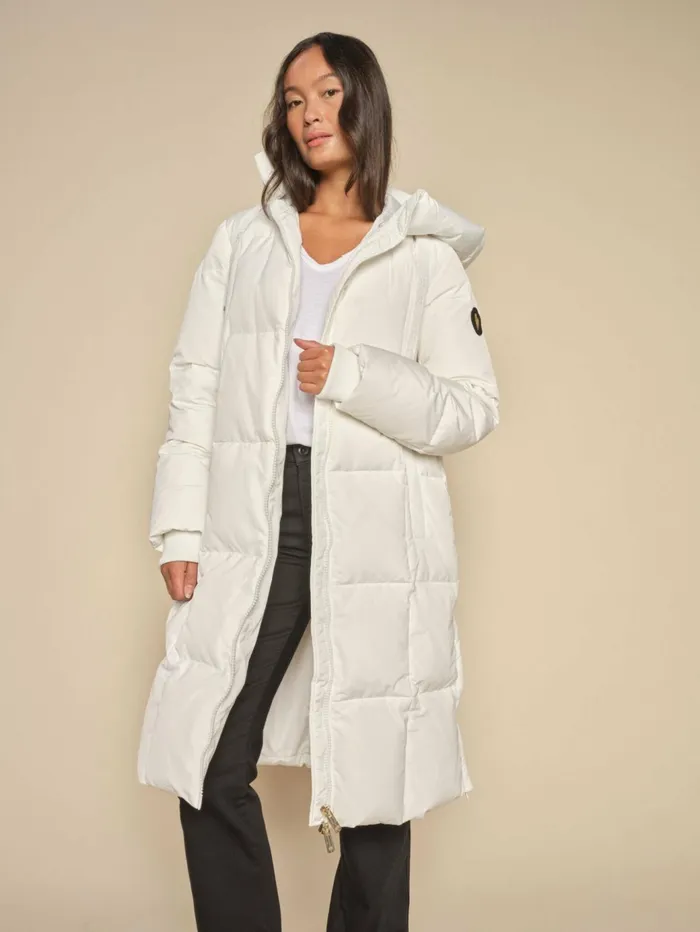 MOS MOSH MMNova Square Down Coat Offwhite Women Jackets and Coats MOS MOSH MMNova Square Down Coat Offwhite Women Jackets and Coats