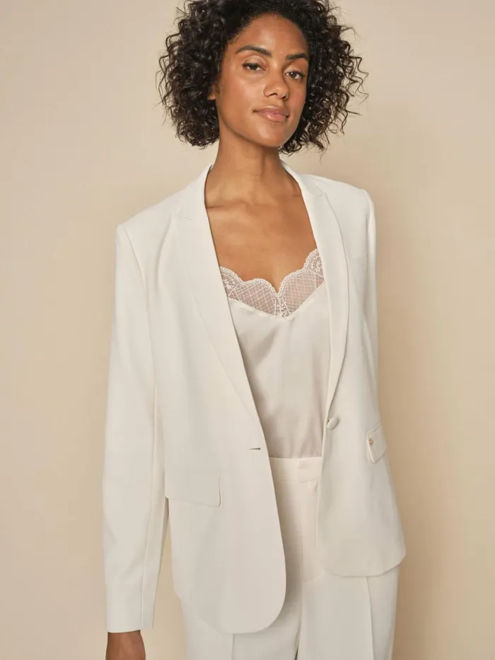MOS MOSH MMPhoebe Miley Blazer Ecru Women Blazers