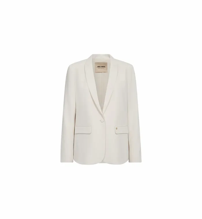 MOS MOSH MMPhoebe Miley Blazer Ecru Women Blazers MOS MOSH MMPhoebe Miley Blazer Ecru Women Blazers