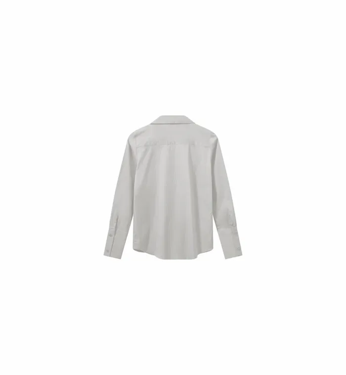 MOS MOSH MMSybel Satin Shirt White Women Shirts MOS MOSH MMSybel Satin Shirt White Women Shirts