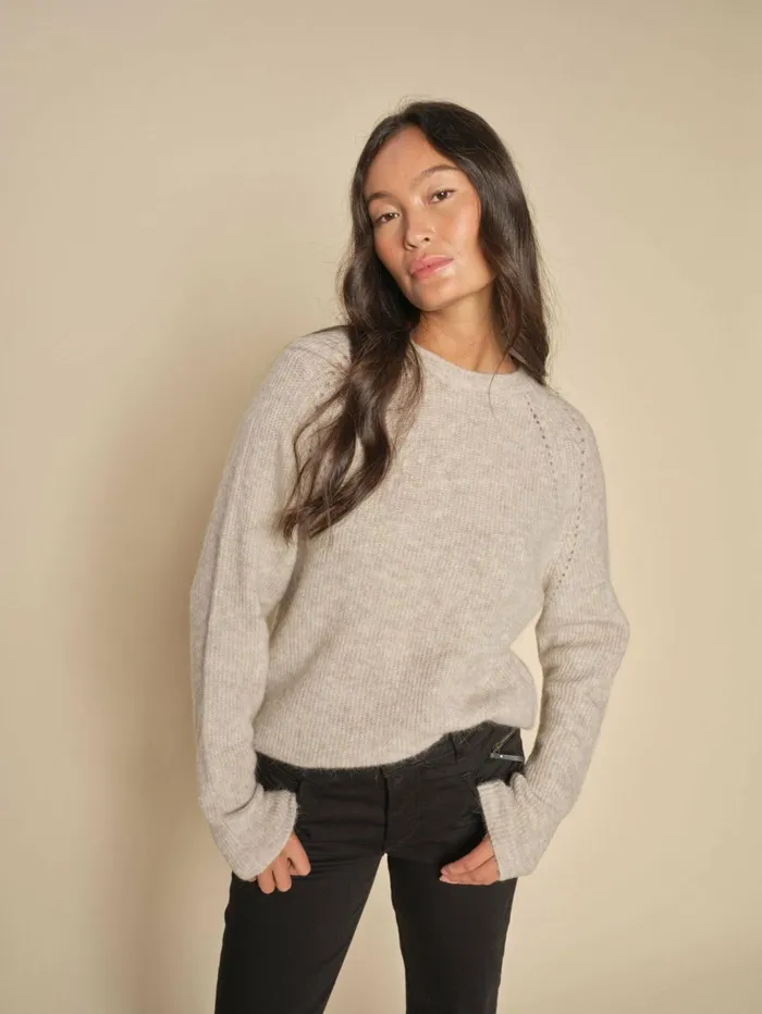 MOS MOSH MMTammy Thora Knit Feather Gray Women Knits