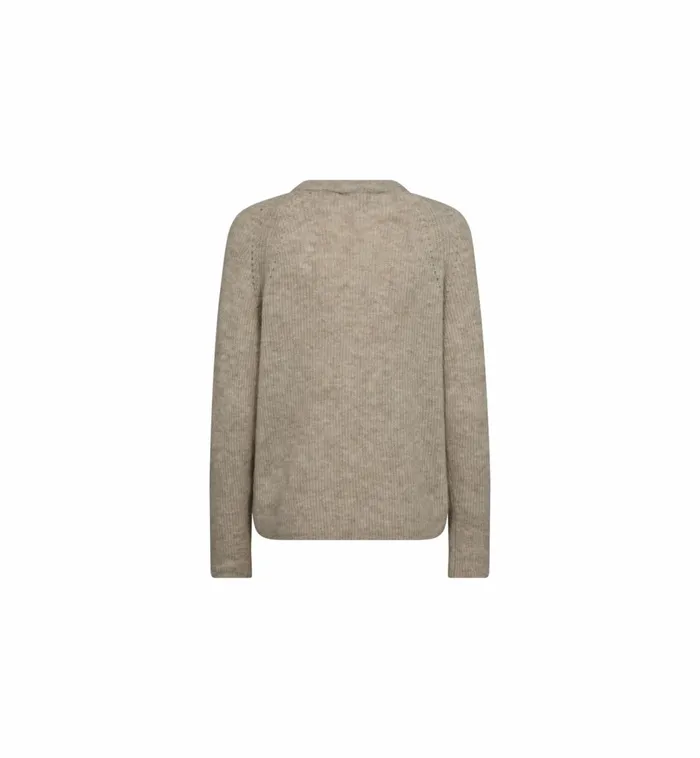 MOS MOSH MMTammy Thora Knit Feather Gray Women Knits MOS MOSH MMTammy Thora Knit Feather Gray Women Knits