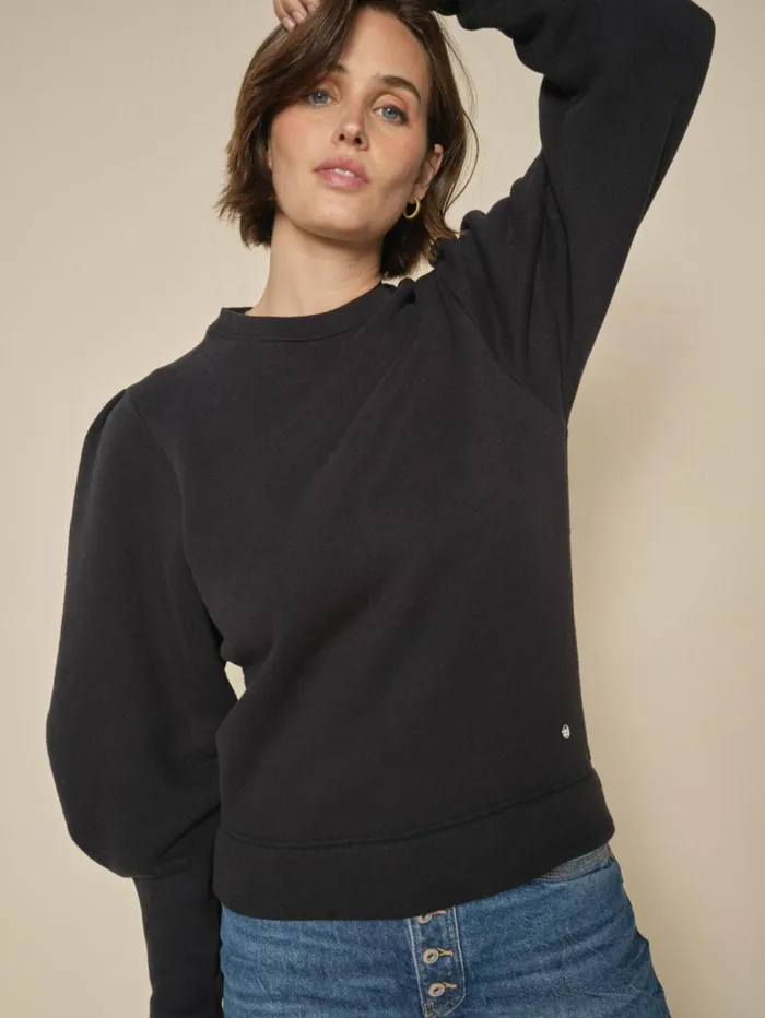 MOS MOSH MMTulic OLS Sweatshirt Black Women Sweats