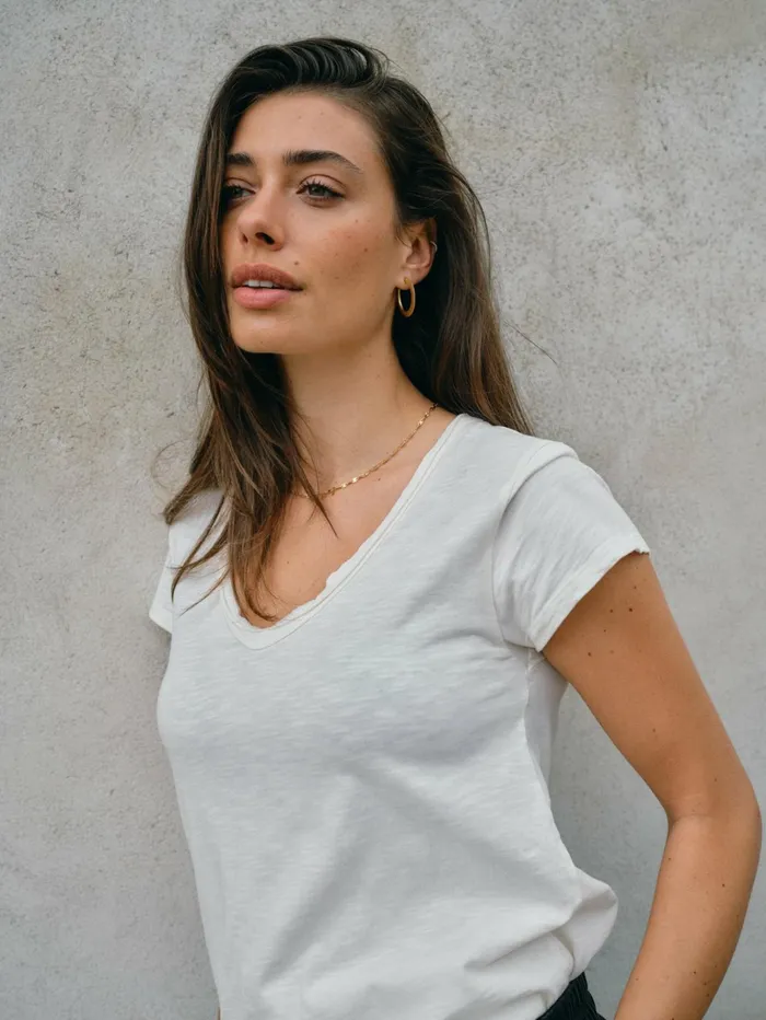 MOS MOSH MMTulli VSS Basic Tee White Women Tees
