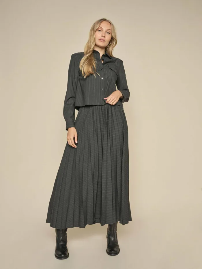 MOS MOSH MMVero Lucelle Skirt Phantom Women Skirts MOS MOSH MMVero Lucelle Skirt Phantom Women Skirts