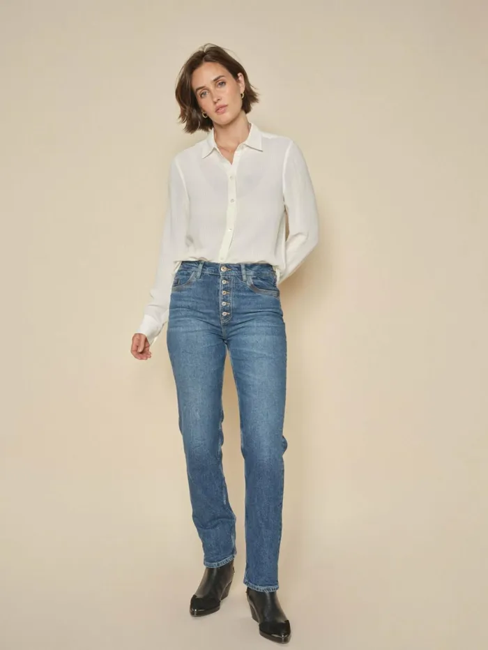 MOS MOSH MMVerti Zeyna Jeans Blue Women Jeans