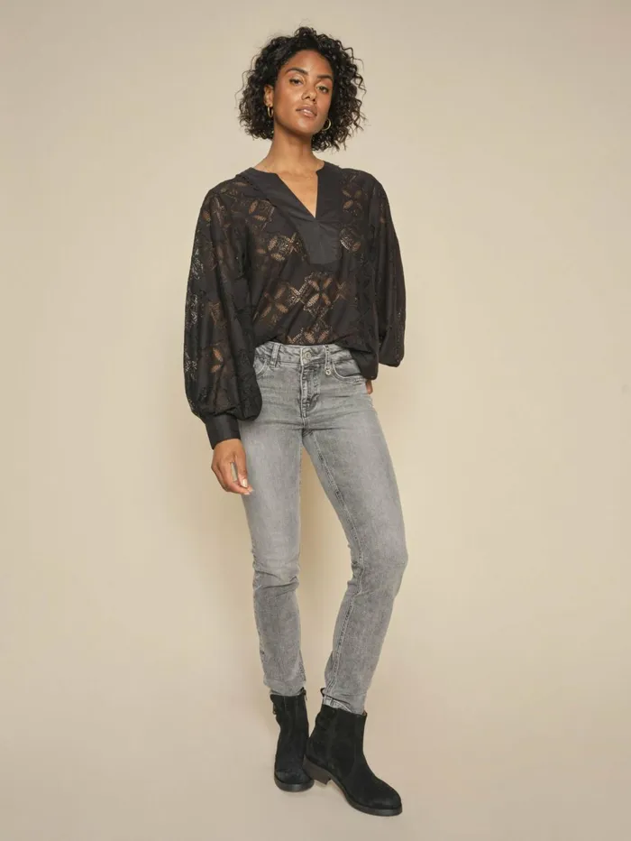 MOS MOSH MMVice Chic Jeans Light Grey Women Jeans