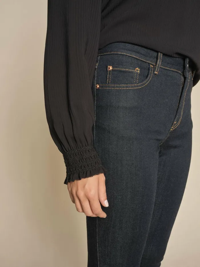 MOS MOSH MMVice Deluxe Jeans Dark Blue Women Jeans MOS MOSH MMVice Deluxe Jeans Dark Blue Women Jeans