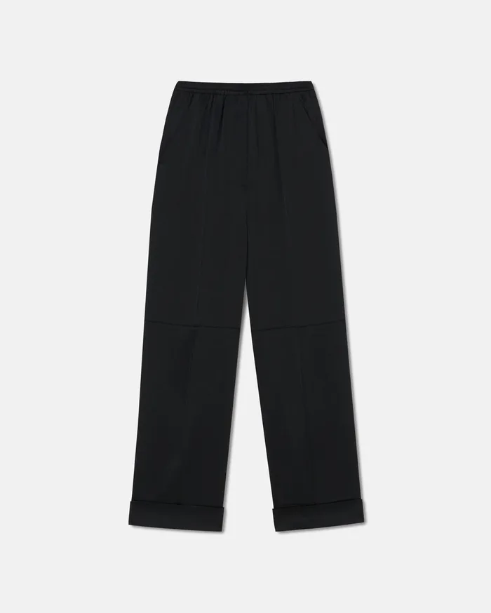 Nanushka Bottoms Women Ceira Elasticated Trousers Black