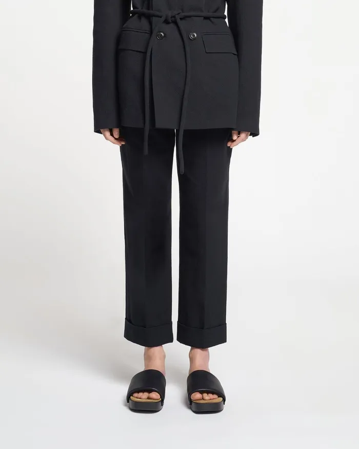 Nanushka Bottoms Women Katrine WashedCanvas Pants Black