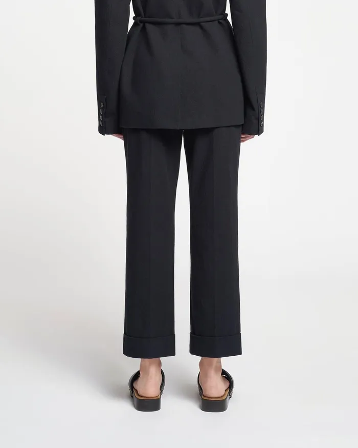 Nanushka Bottoms Women Katrine WashedCanvas Pants Black
