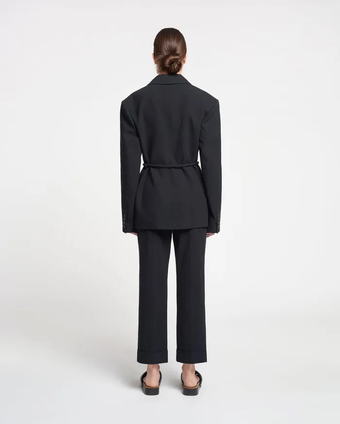 Nanushka Bottoms Women Katrine WashedCanvas Pants Black