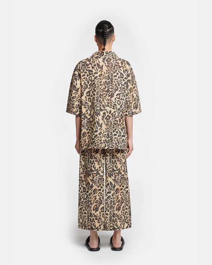 Nanushka Bottoms Women Kyler Printed CottonVoile Pants Leopard