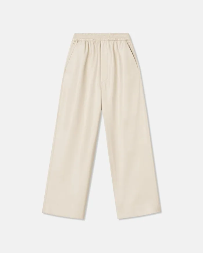 Nanushka Bottoms Women Odessa Okobor AltLeather Pants Creme