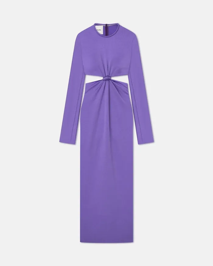 Nanushka Dresses Women Bonno CutOut CrispSatin Maxi Dress Iris