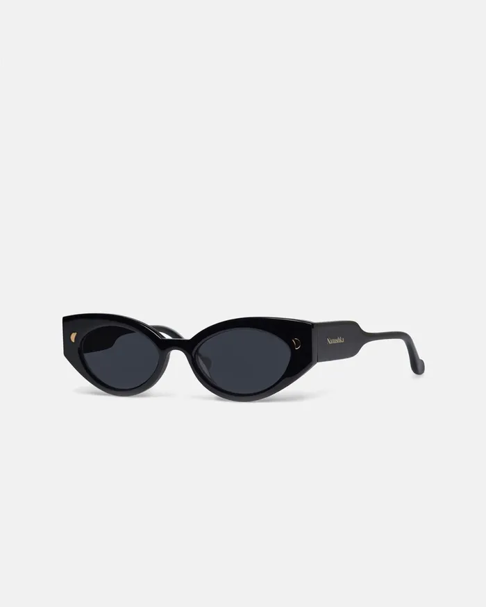 Nanushka Eyewear Women Azalea BioPlastic CatEye Sunglasses Black