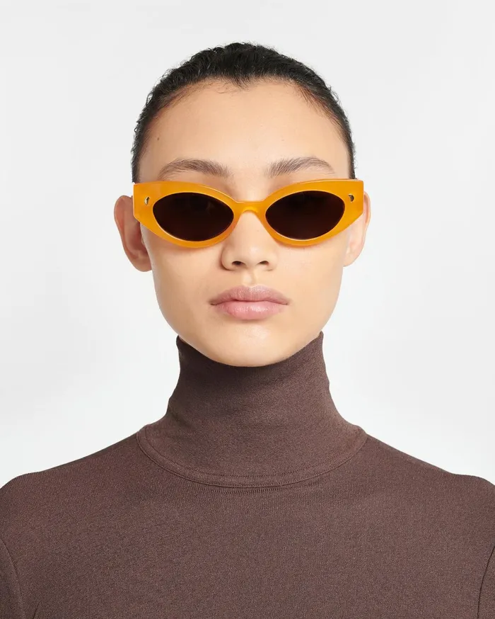 Nanushka Eyewear Women Azalea BioPlastic CatEye Sunglasses Orange