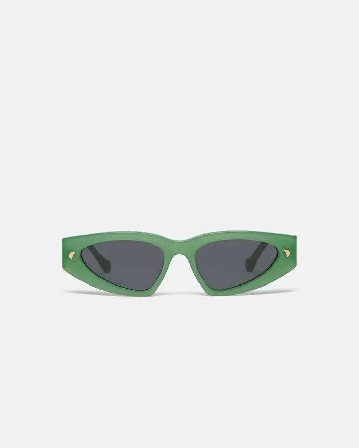 Nanushka Eyewear Women Crista BioPlastic DFrame Sunglasses Green