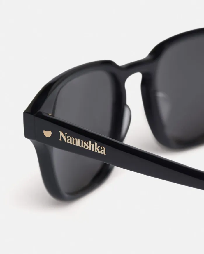 Nanushka Eyewear WomenMen Aiza BioPlastic Sunglasses Black