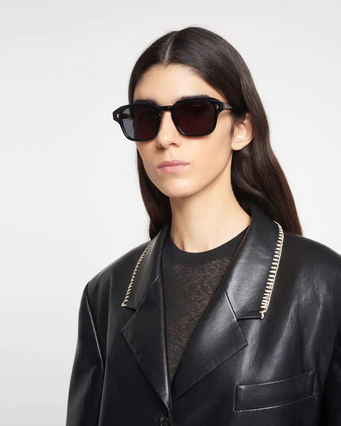 Nanushka Eyewear WomenMen Aiza BioPlastic Sunglasses Black