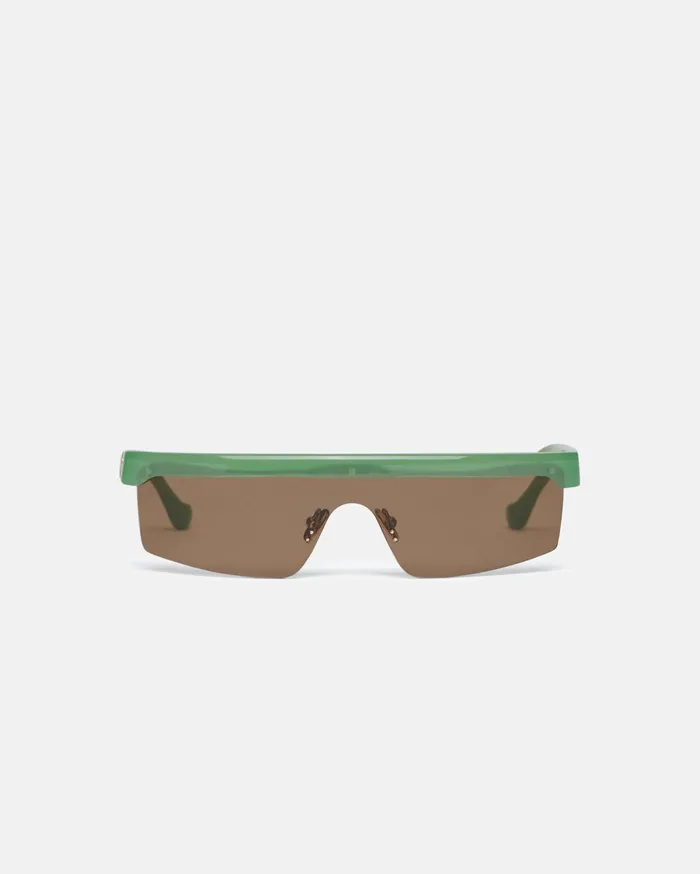 Nanushka Eyewear WomenMen Callias BioPlastic Sunglasses Green Eyewear