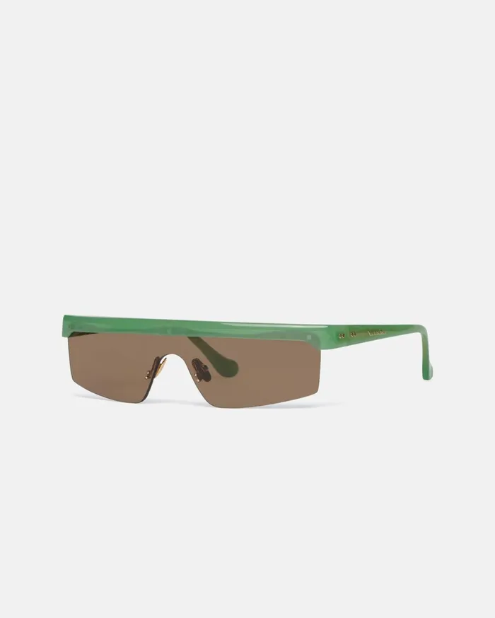 Nanushka Eyewear WomenMen Callias BioPlastic Sunglasses Green Eyewear