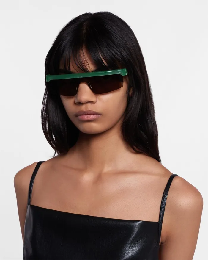 Nanushka Eyewear WomenMen Callias BioPlastic Sunglasses Green Eyewear