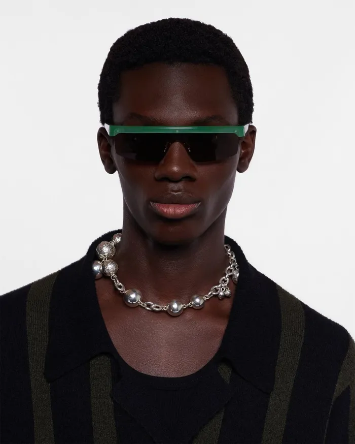 Nanushka Eyewear WomenMen Callias BioPlastic Sunglasses Green Eyewear