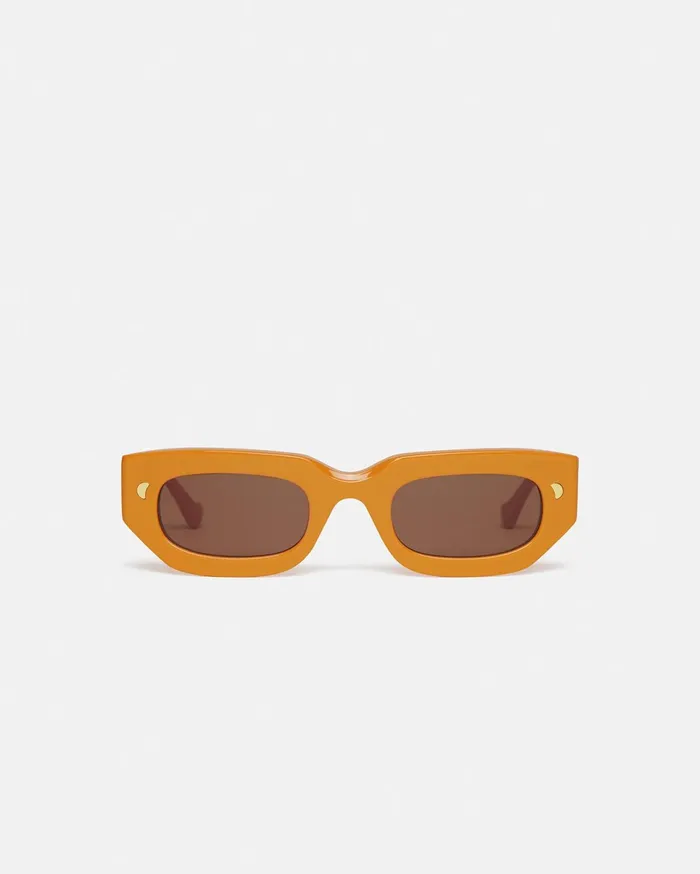 Nanushka Eyewear WomenMen Kadee Bio Plastic DFrame Sunglasses Orange
