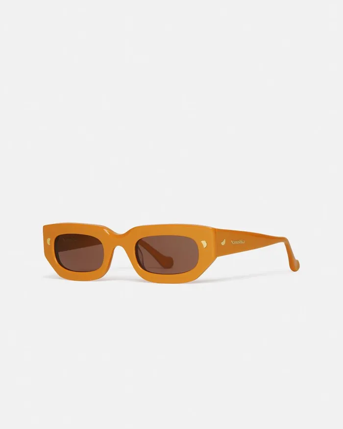 Nanushka Eyewear WomenMen Kadee Bio Plastic DFrame Sunglasses Orange