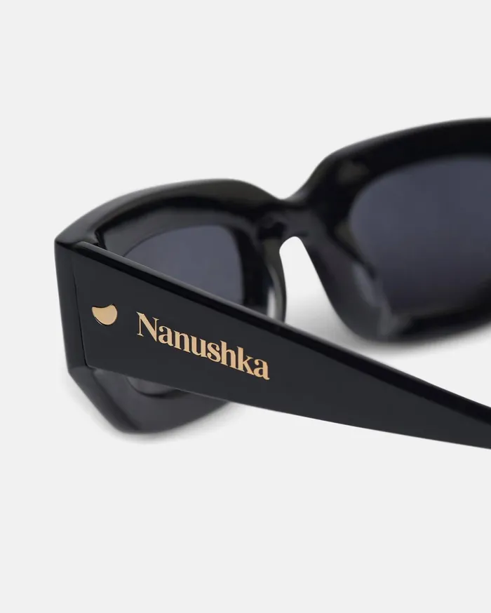 Nanushka Eyewear WomenMen Kadee BioPlastic DFrame Sunglasses GreyBlack
