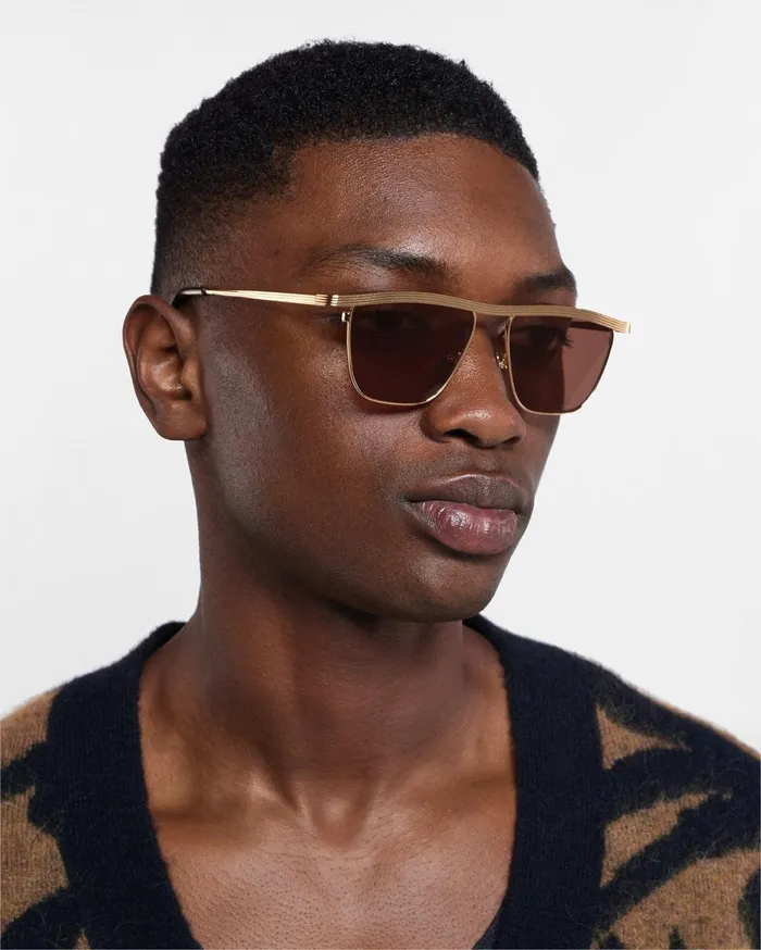 Nanushka Eyewear WomenMen Noran Sunglasses Gold