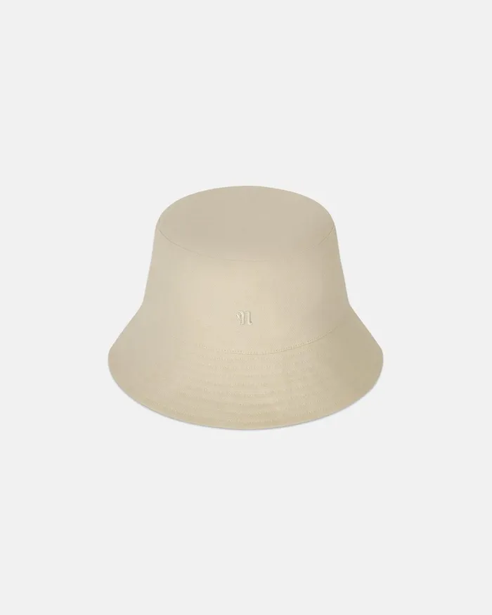 Nanushka Hats and Caps WomenMen Caran CottonCanvas Bucket Hat Shell Symbol