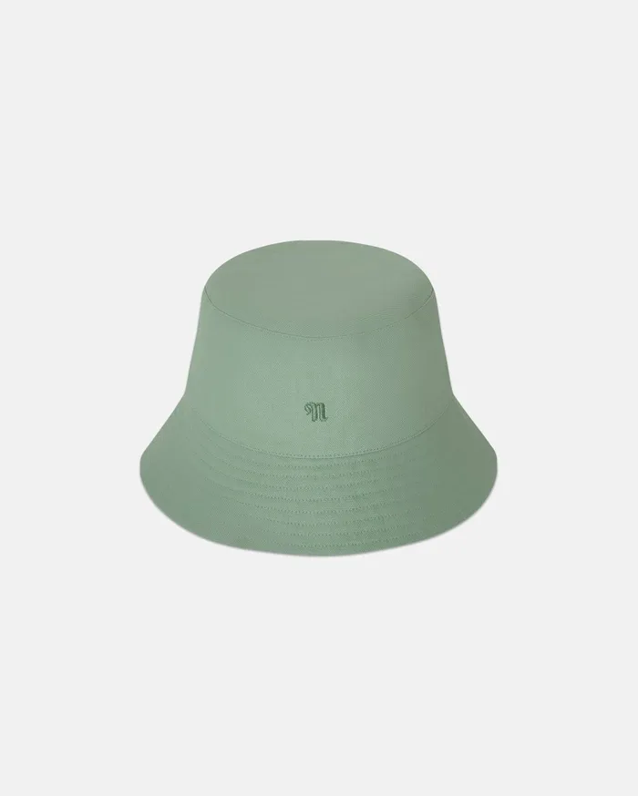 Nanushka Hats and Caps WomenMen Caran Sale CottonCanvas Bucket Hat Leafy Green