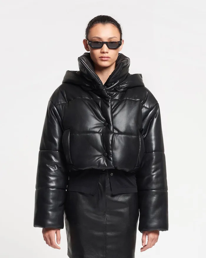 Nanushka Jackets and Blazers Women Aveline Okobor AltLeather Jacket Black