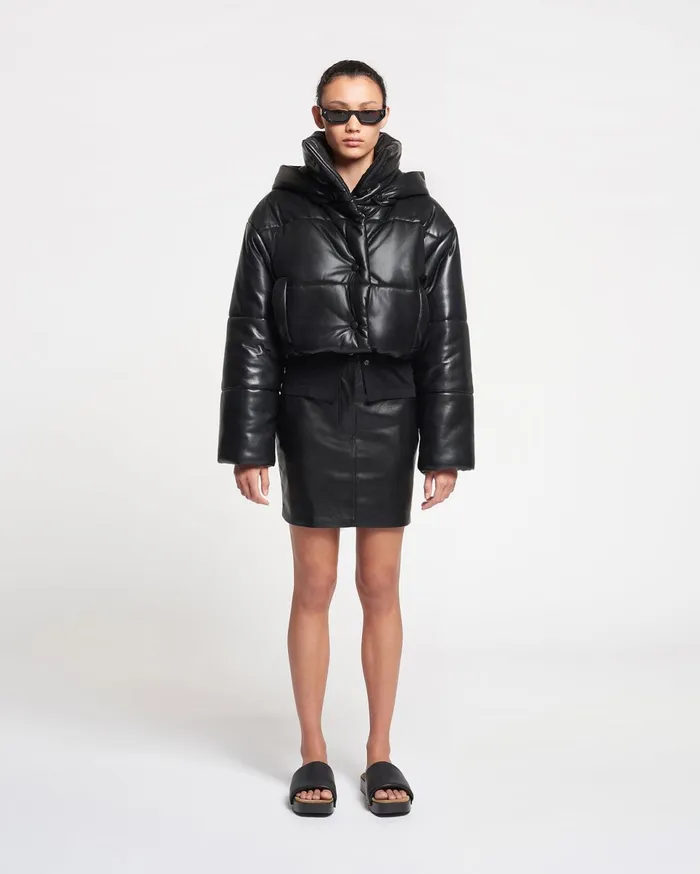 Nanushka Jackets and Blazers Women Aveline Okobor AltLeather Jacket Black